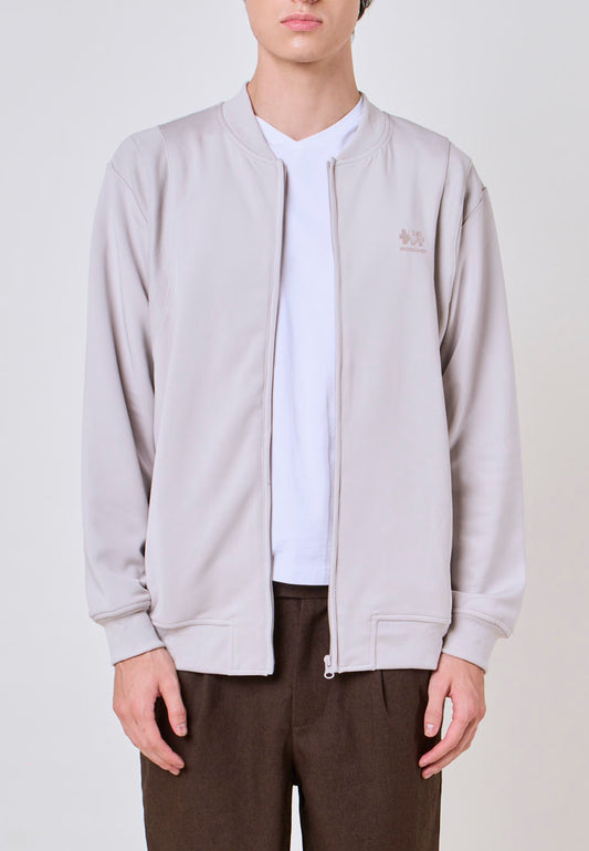 Mossimo Drake Gray Comfort Bomber Jacket
