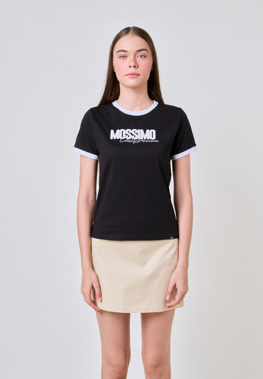 Mossimo Elisabetta Black Classic Fit Tee