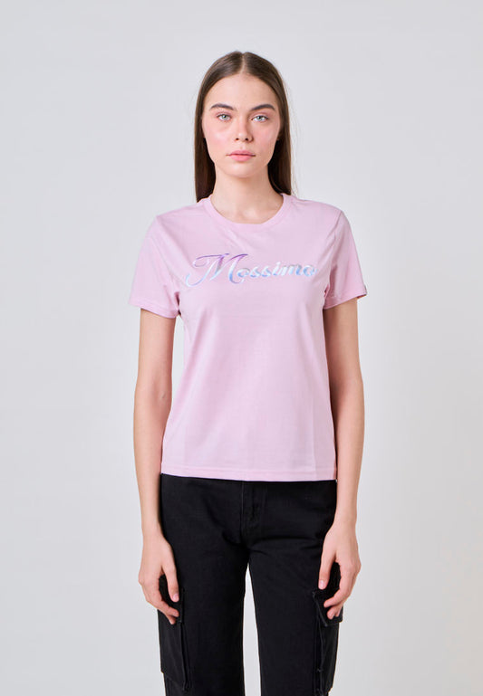 Mossimo Farrah Pink Classic Fit Tee