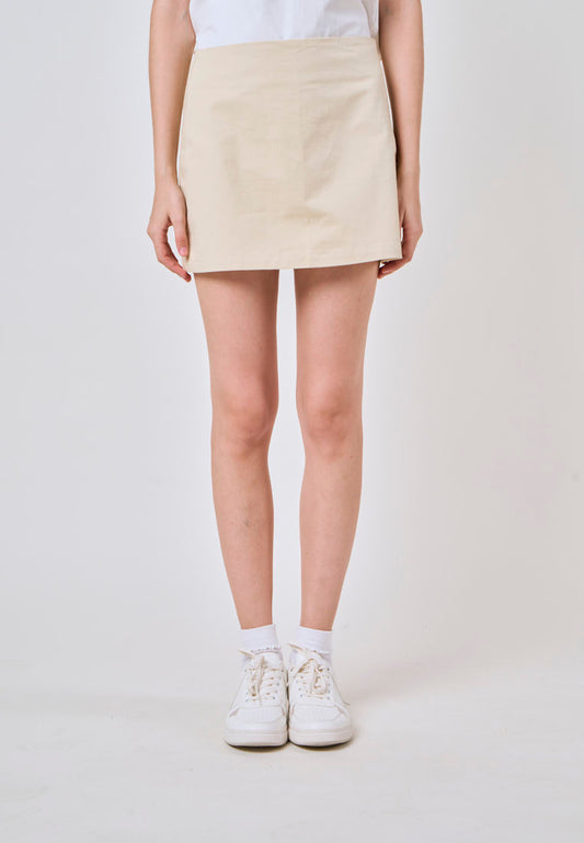 Mossimo Ozzy Cream Mini Skirt