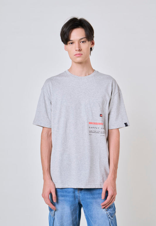Mossimo Jaxon Heather Gray Urban Fit Tee