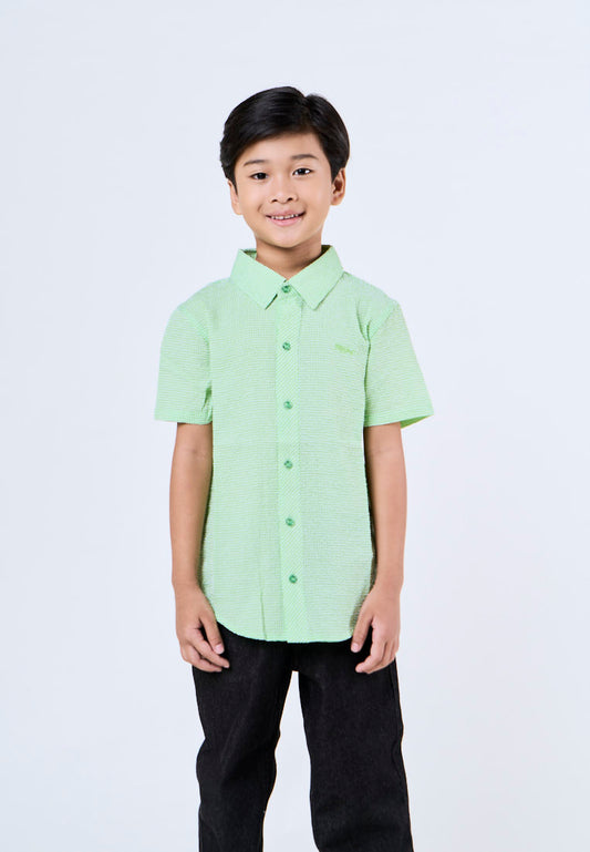 Mossimo Kids Boys Seacrest Short Sleeve Checkered Shirt