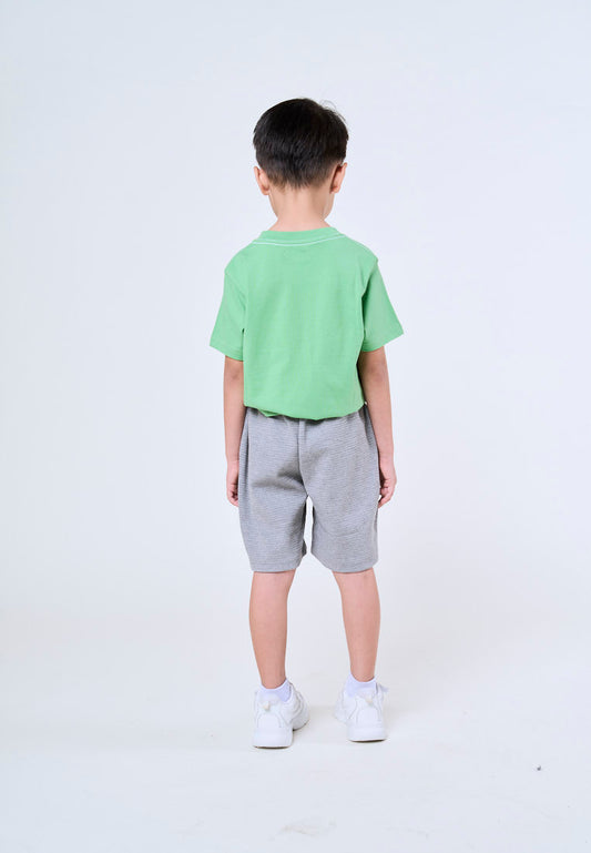 Mossimo Kids Isaac Heather Gray Sports Loose Knitted Shorts