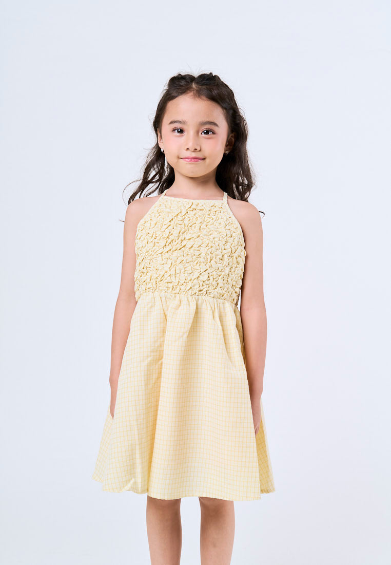 Mossimo Kids Dolce Yellow Halter Neck and Strap Dress Mossimo Kids Dolce Yellow Halter Neck and Strap Dress