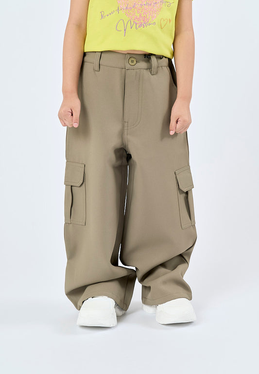 Mossimo Kids Lyra Fatigue Wide Leg Cargo Jeans