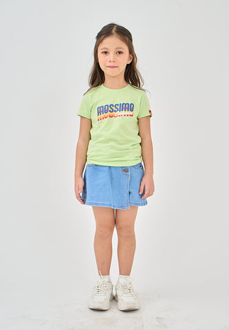 Mossimo Kids Lavinia Medium Blue Vintage Bermuda Shorts