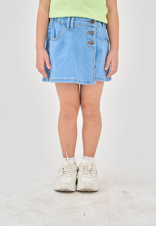 Mossimo Kids Lavinia Medium Blue Vintage Bermuda Shorts