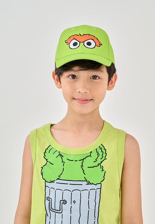 Mossimo Sesame Street Green Oscar Embroidered Cap