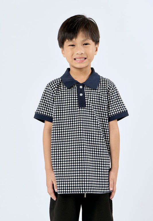 Mossimo Kids Jacob Dark Blue Regular Polo Shirt