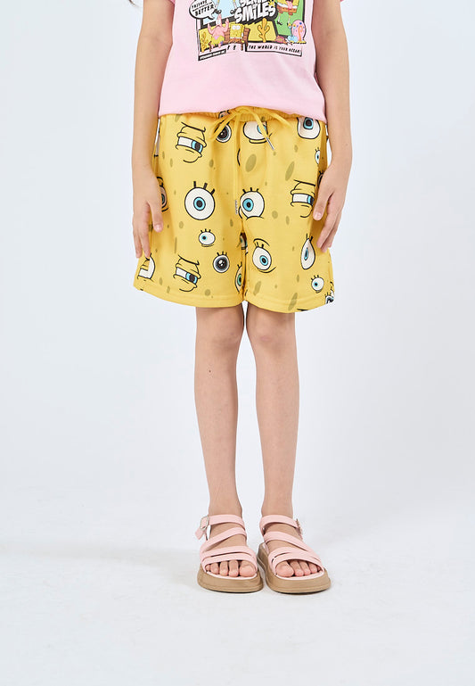 Mossimo Kids Blazing Yellow Sponegbob All Over print Shorts