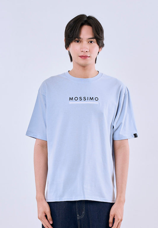 Mossimo Leander Baby Blue Modern Fit Tee For Men