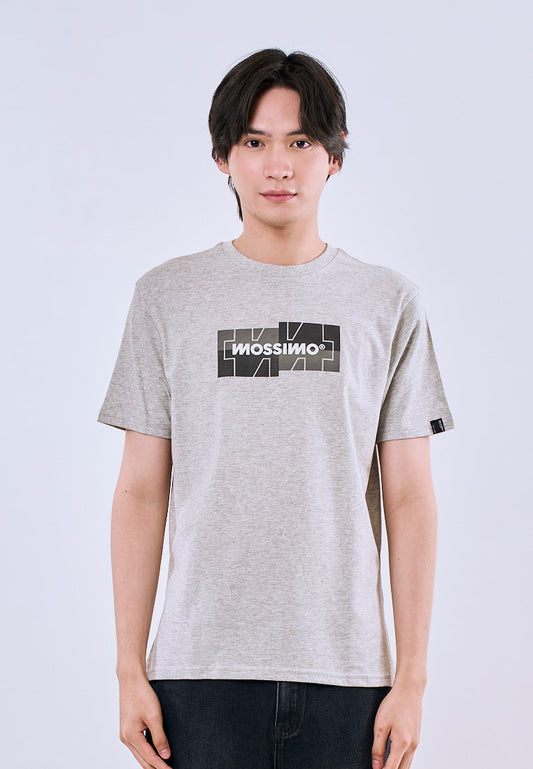 Mossimo Lucian Heather Gray Classic Fit Tee For Men