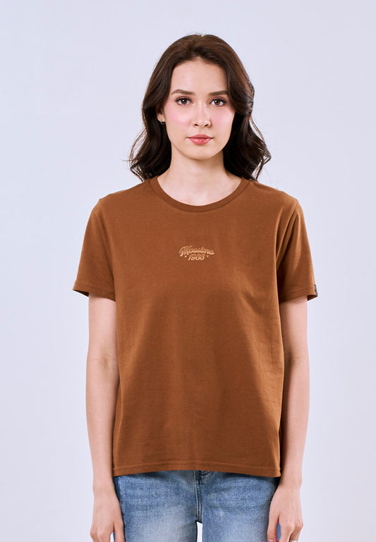 Mossimo Valeria Rust Classic Fit Tee For Women