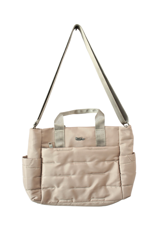 Mossimo Criselle Beige Shoulder/ Tote Bag