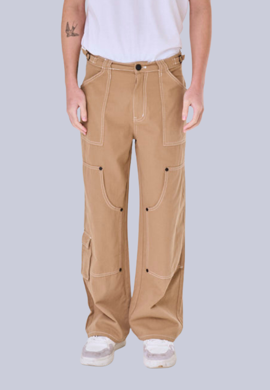 Mossimo Rafael Khaki Straight Fit Trouser