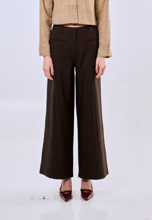 Mossimo Women's Brown Straight Loose Trousers