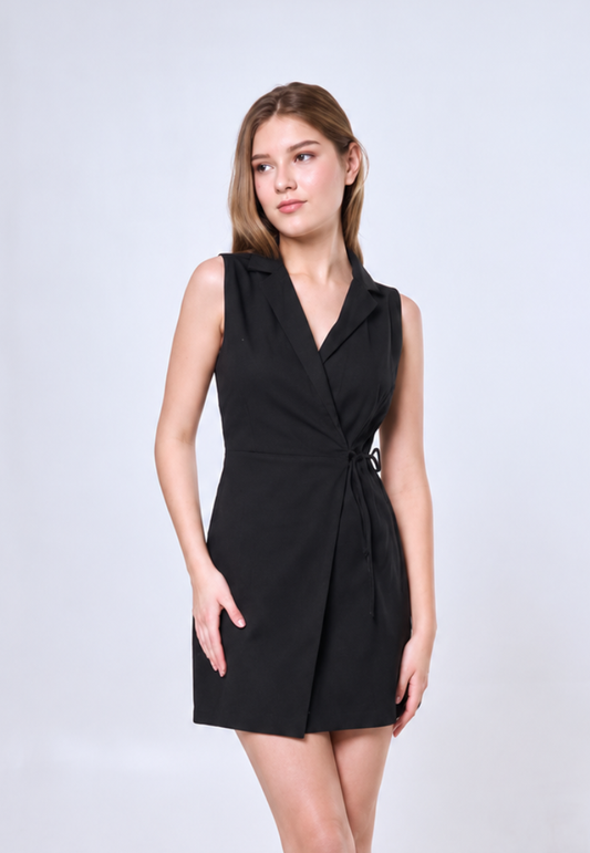 Mossimo Jyra Black Wrap Dress