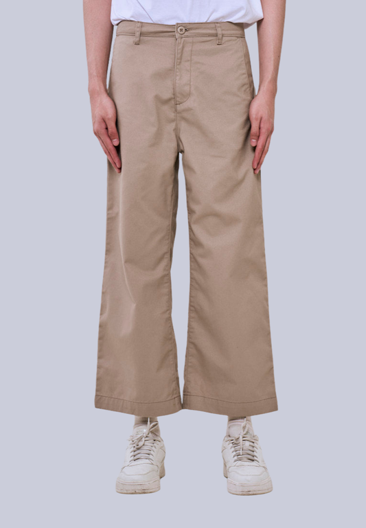 Mossimo Tony Khaki Straight Fit Plain Trouser Pants For Men