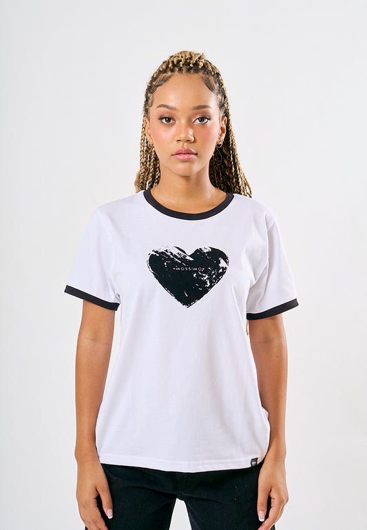 Mossimo Kara White Classic Fit Tee