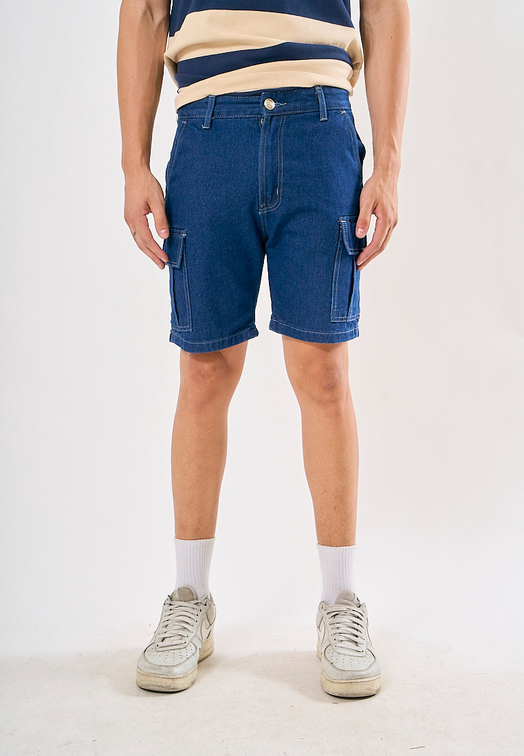 Mossimo Brannon Medium Blue Cargo Shorts