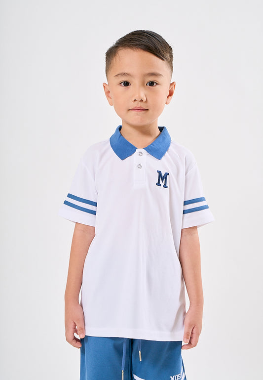 Mossimo Kids Blaze Blue White Polo and Short Set