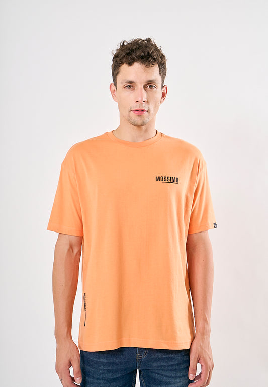 Mossimo Josef Apricot Orange Urban Fit Tee