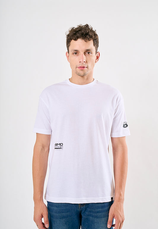 Mossimo Sam White Urban Fit Tee