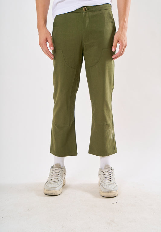 Mossimo Cristoff Olive Green Bootcut Twill Pants