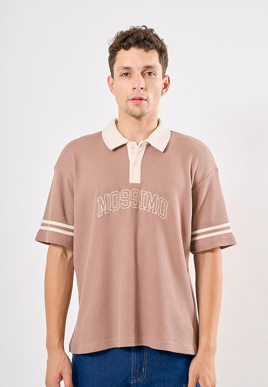 Mossimo Janus Light Brown Modified Oversized Fashion Top