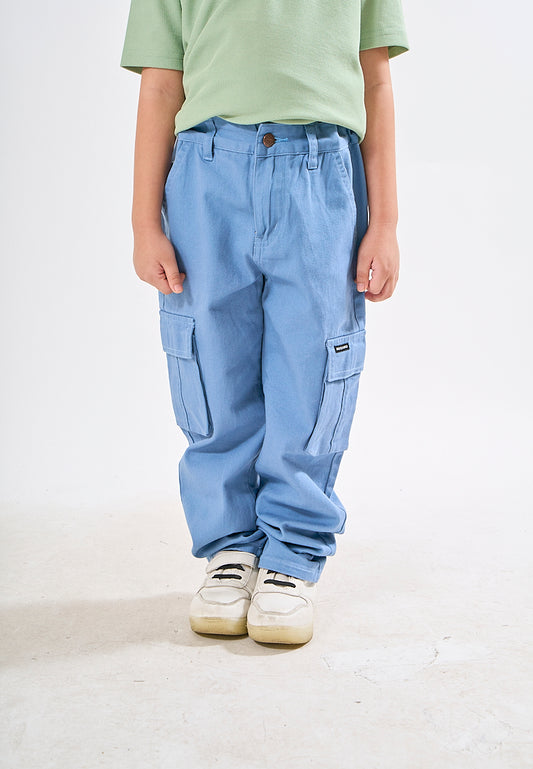 Mossimo Kids Kristoffer Blue Six Pocket Cargo Pants