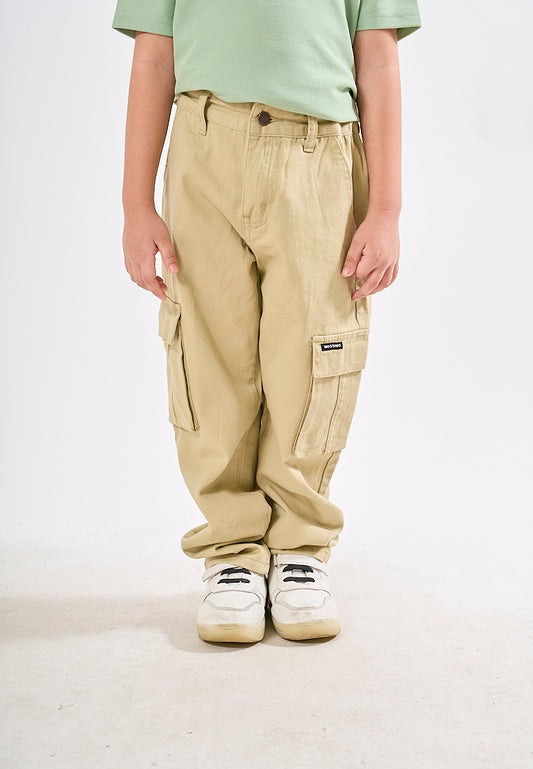 Mossimo Kids Kristoffer Beige Six Pocket Cargo Pants