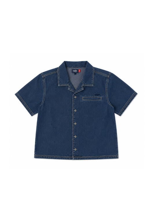 Mossimo Kids Med Blue Denim Washed with Welt Pocket Polo - For Boys