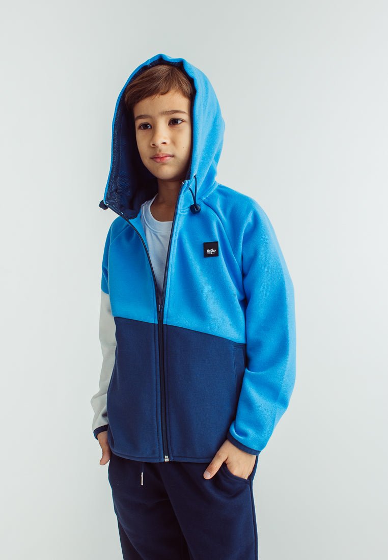 Mossimo Kids Boys Blue Combi Color Block Hooded Jacket Kids
