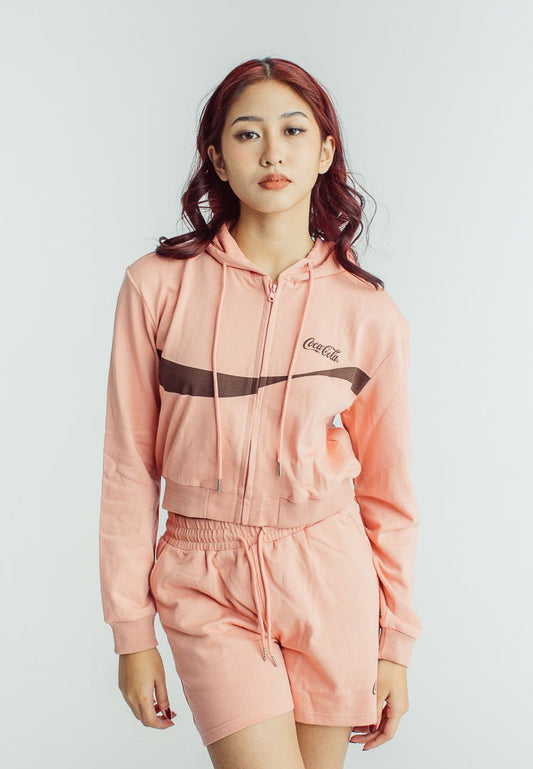 Evesand Coca Cola Modern Cropped Pullover and Short with Embroidery and Flat Print - Mossimo PH