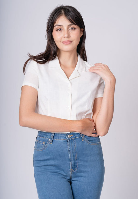 Frances Short Sleeve Cropped Blazer - Mossimo PH
