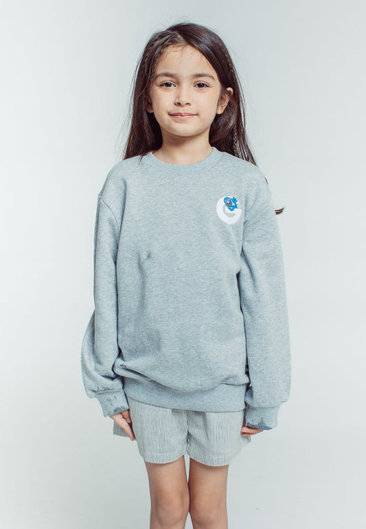 Mossimo Kids Heather Gray Sesame Street Printed Pullover - Mossimo PH