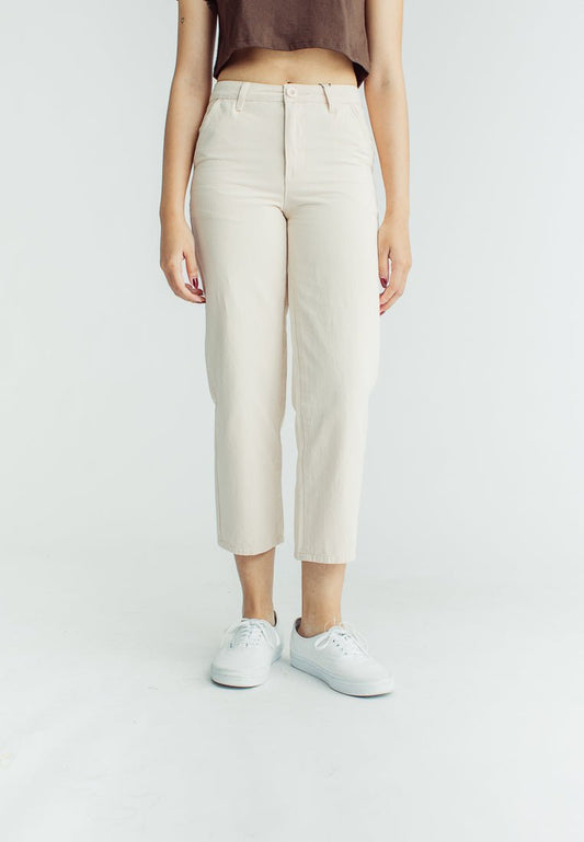 Mossimo Krizia Beige Straight Mid Cut Trousers - Mossimo PH