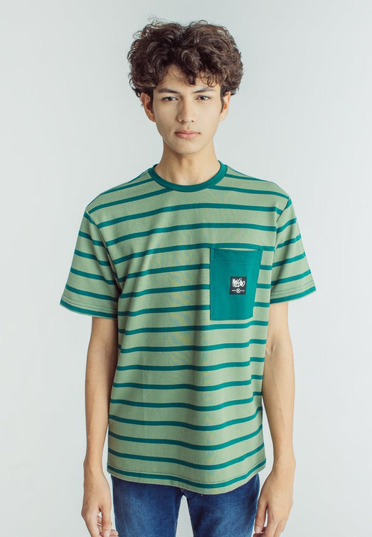 Mossimo Shawn Green Comfort Fit Stripes Shirt - Mossimo PH