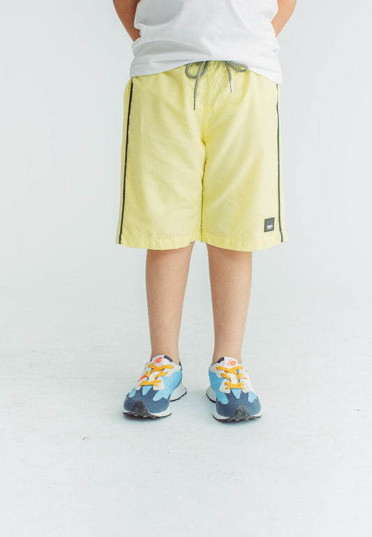 Nikolai Yellow Contrast Trim Swim Short with Mesh Lining - Mossimo PH