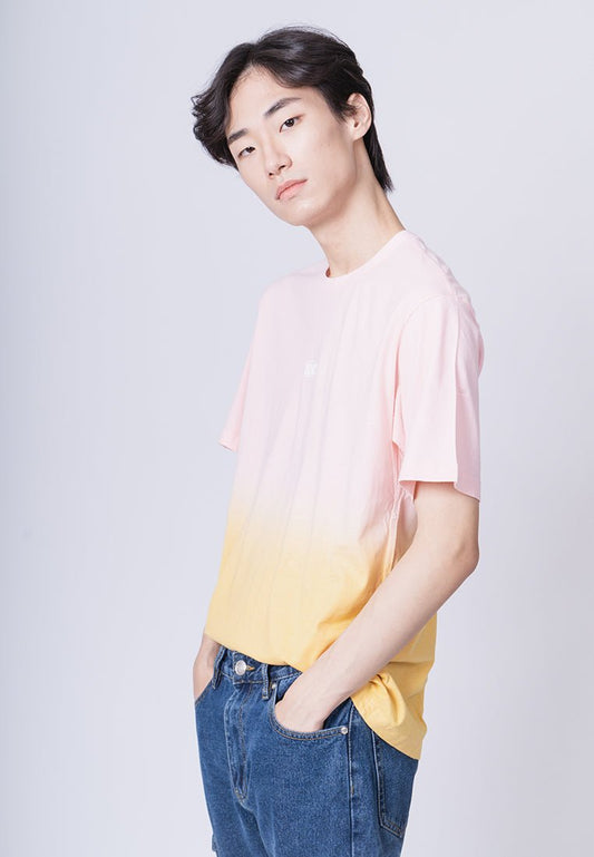 Pink Round Neck Tie Dye with High Density Print Comfort Fit Tee - Mossimo PH