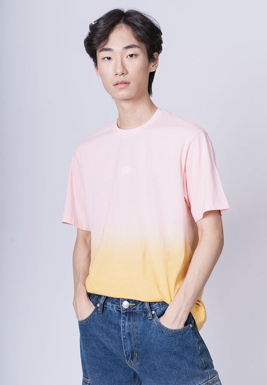 Pink Round Neck Tie Dye with High Density Print Comfort Fit Tee - Mossimo PH