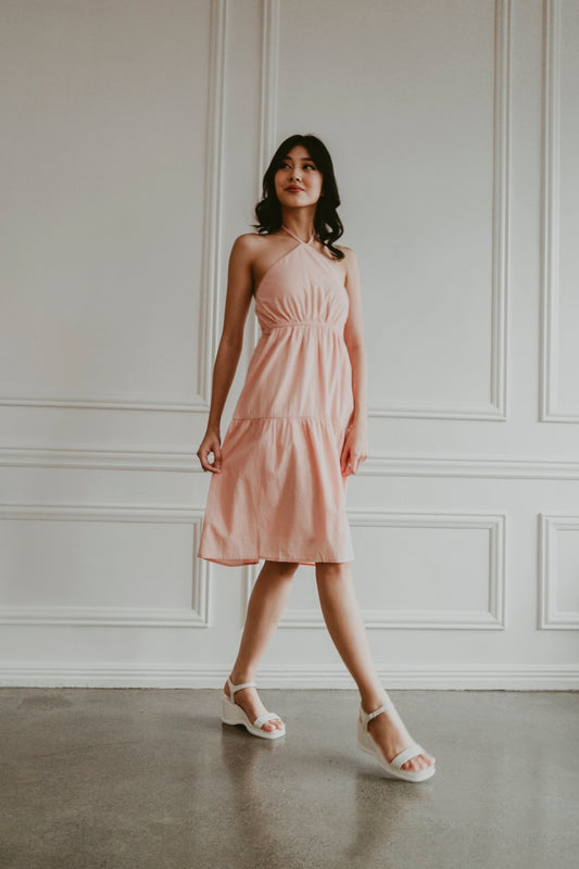 Rina Flowy Halter Midi Dress - Mossimo PH