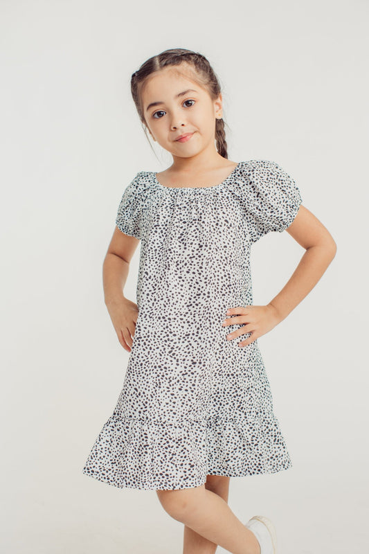 White Ruffled Dress Kids Girls - Mossimo PH