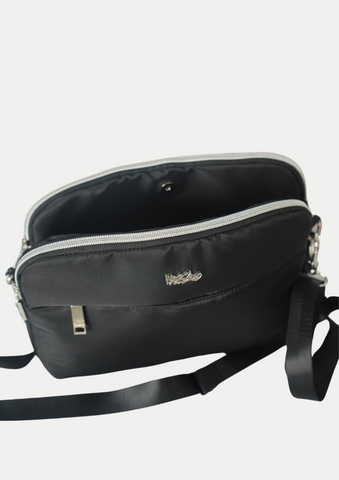 Mossimo Alliah Black Shoulder Bag