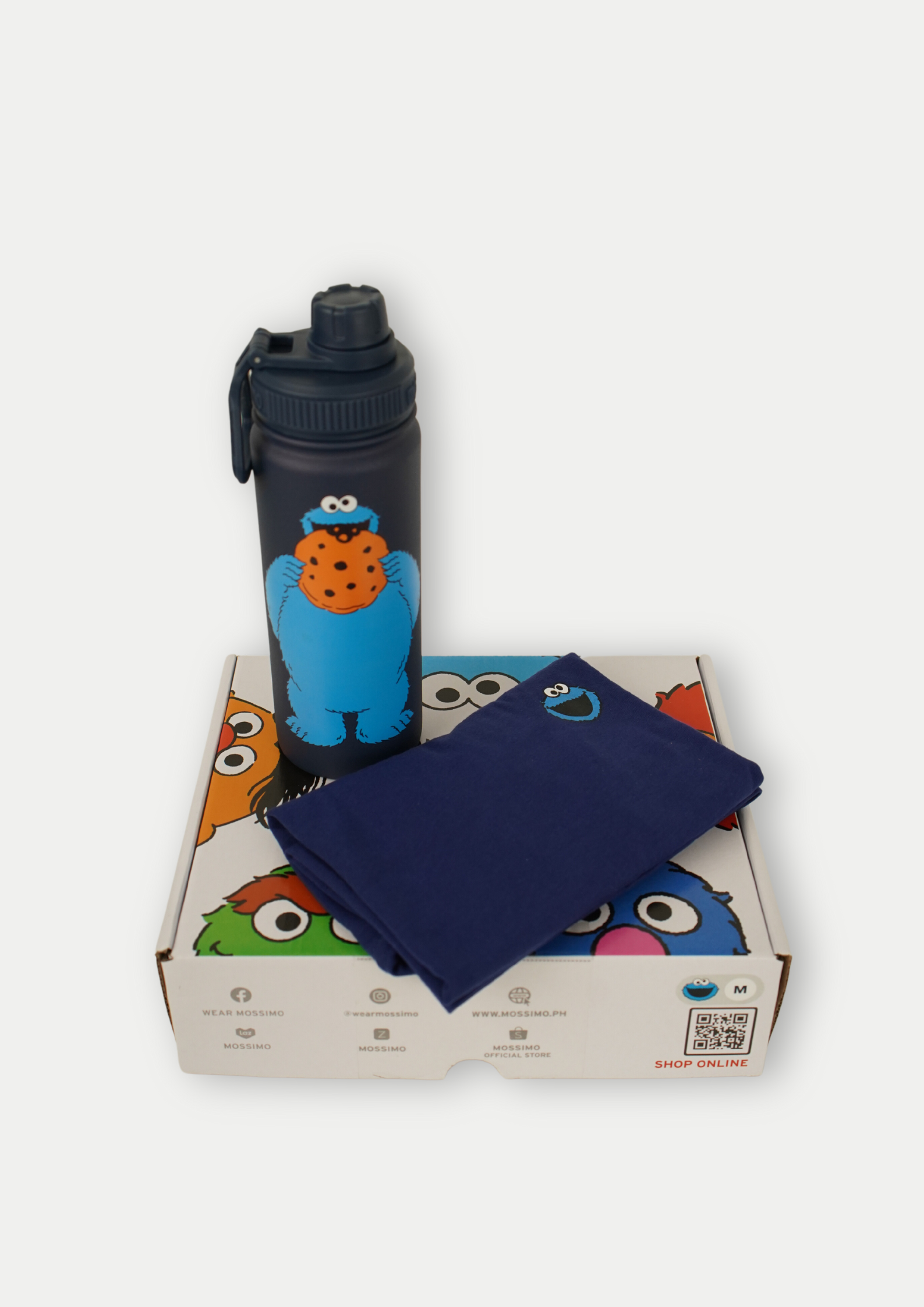 Mossimo Kids Sesame Street Navy Blue Gift Box Set