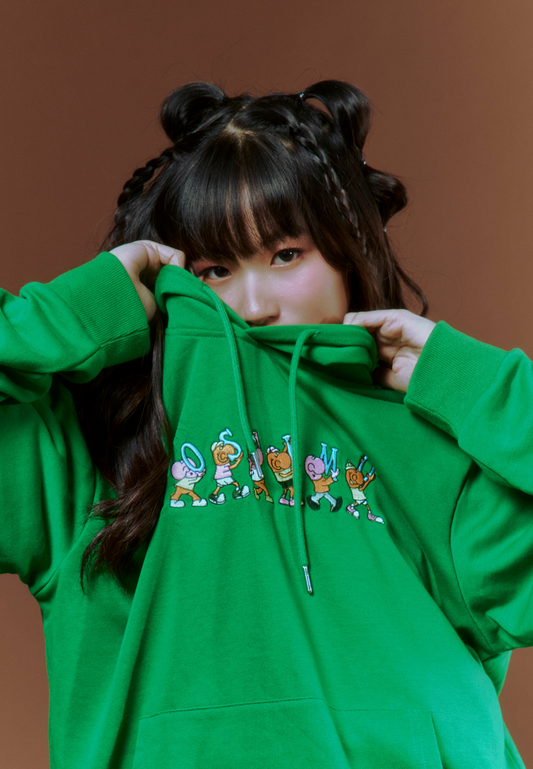 Mossimo Schnozy Jelly Bean HoodieJacket with Embroidery Unisex