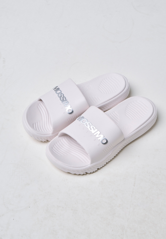 Mossimo Owen White Premium Mens Slides