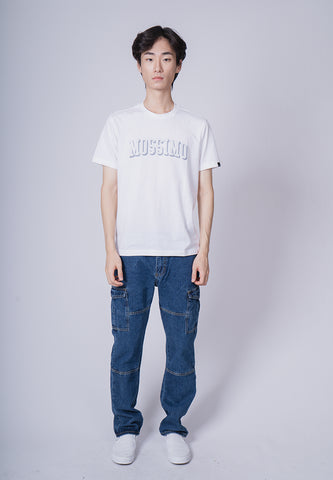 Mossimo Zeph White Muscle Fit Tee