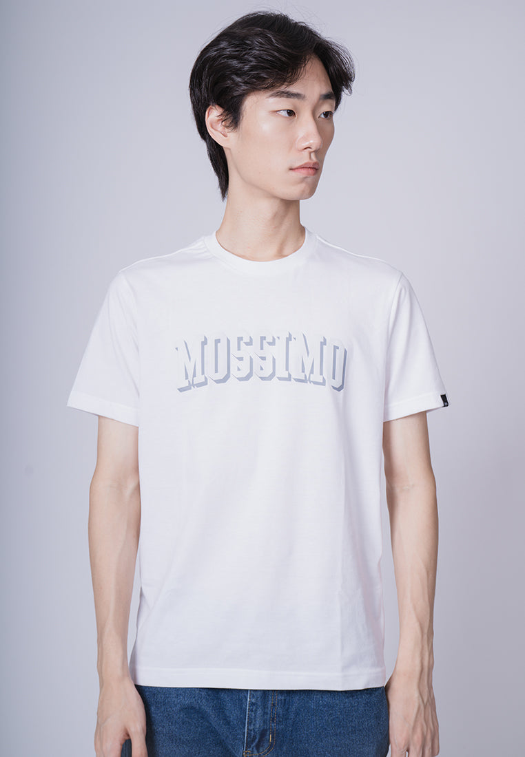 Mossimo Zeph White Muscle Fit Tee