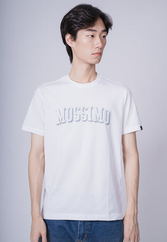 Mossimo Zeph White Muscle Fit Tee